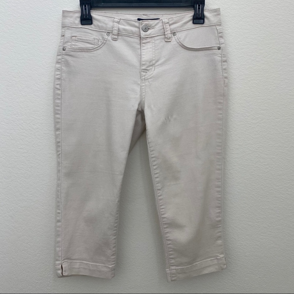 British Khaki Capri Pants